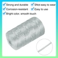 thumbnail image 3 of Uxcell Nylon String Cord 2.5mm x 218 Yards Rope Braided Thread Beading Cord for Jewelry Making Supplies Gray, 3 of 4
