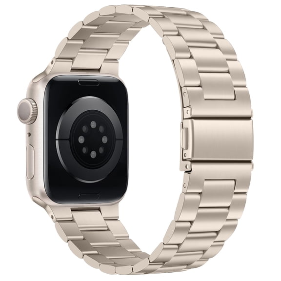 No Tool Needed Bands Compatible with Apple Watch Band 42mm 41mm 40mm 38mm for Women Men, Stainless Steel Metal Strap Designed for Series 11 10 9 8 7 6-1 SE