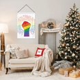 thumbnail image 4 of ZNDUO LGBT Support Fist Art Pattern LGBT Garden Flag, Small Yard Lawn Flags for Outdoor House Decor Holiday Home Decorations, 12.5"x18", 4 of 8