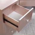 thumbnail image 6 of Furniture of America Laek Glam Wood 3-Piece Vanity Set in Blush Pink, 6 of 9