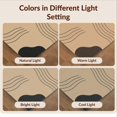 thumbnail image 7 of Design&I 8'x10' Washable Area Rug Sleek Flatweave Pet Friendly Beige Black Abstract Curves and Bold Shapes Elegant Geometric Contrast with Artistic for King Size Bedroom, Under Bed, 7 of 7