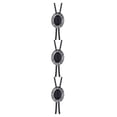 thumbnail image 2 of Corbata de Bolo Sonducket para hombres Corbatas occidentales con cordón de cuero de PU Collar colgante de piedra, 2 of 6