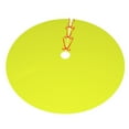 thumbnail image 3 of Kll 48" Christmas Tree Skirt Yellow Xmas Tree Skirts Mat For New Year Xmas Holiday Party Indoor Outdoor Home Decoration, 3 of 9