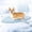 Light Blue, variant on Pet Cooling Mat Leaf Shape Summer Ice Pad Washable Non Slip Dog Cat Cooling Bed Chew Resistant Cooling Pad Floor Mat Pet Supplies Outdoor Travel Accessory