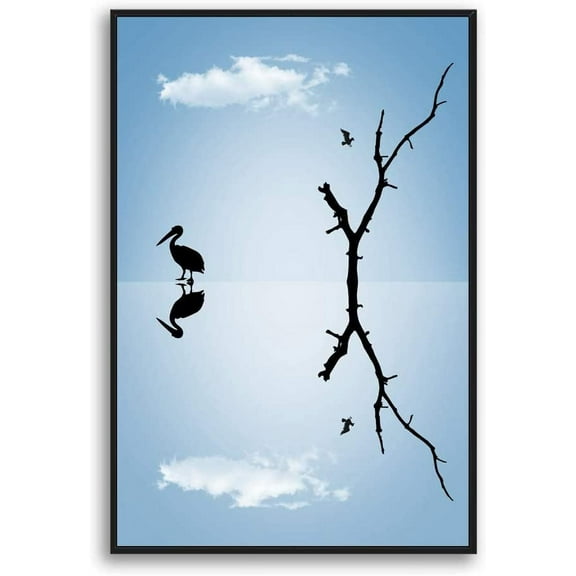 IDEA4WALL Framed Canvas Wall Art for Living Room, Bedroom Sky Canvas Prints for Modern Home Decoration Ready to Hang