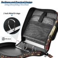 thumbnail image 4 of FORMRS Zipper Binder with Shoulder Strap 2-inch Ring 500 Sheet Capacity File Bag, Red Abstract Eagle, 4 of 5