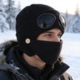 thumbnail image 5 of ONFD Unisex Knitted Goggles For Winter Warm Outdoor Fashion Hat With Detachable, 5 of 5