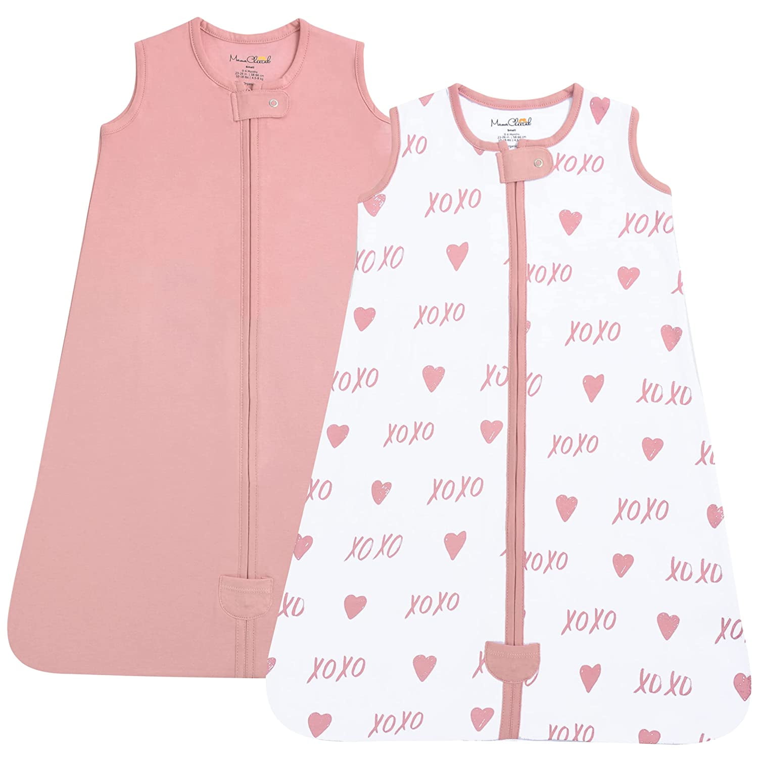 Mama Cheetah Sleep Sack, 0.5 TOG Organic Cotton Baby Wearable Blanket