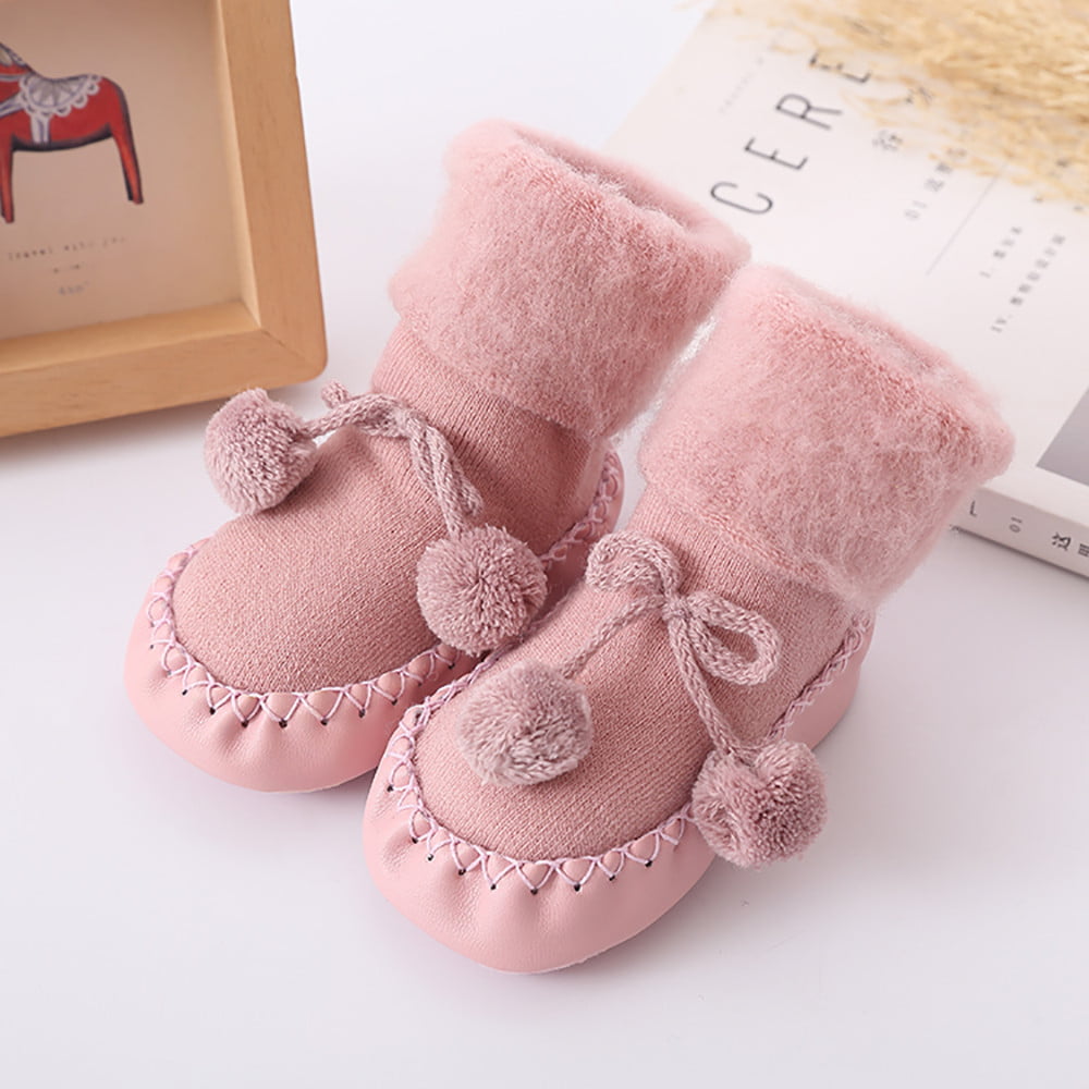 Newborn Baby Socks Boy Girl Christmas Floor Socks Anti-Slip Baby Step Socks Gift 