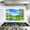 Color 1, variant on Kitchen Backsplash Peel and Stick Wall Murals Beach View Coastal Bird Seagull Window Beach Seagulls Palm Trees Removable Mural 35.4"W x 23.6"H, Oil Proof Vinyl Wallpaper for Fireplace & Behind Stove