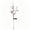 White, variant on LED Solar Garden Stake Lights Hot Pink Butterfly Flower Outdoor Waterproof Landscape Decor For Yard Patio Lawn Pathway Lighting