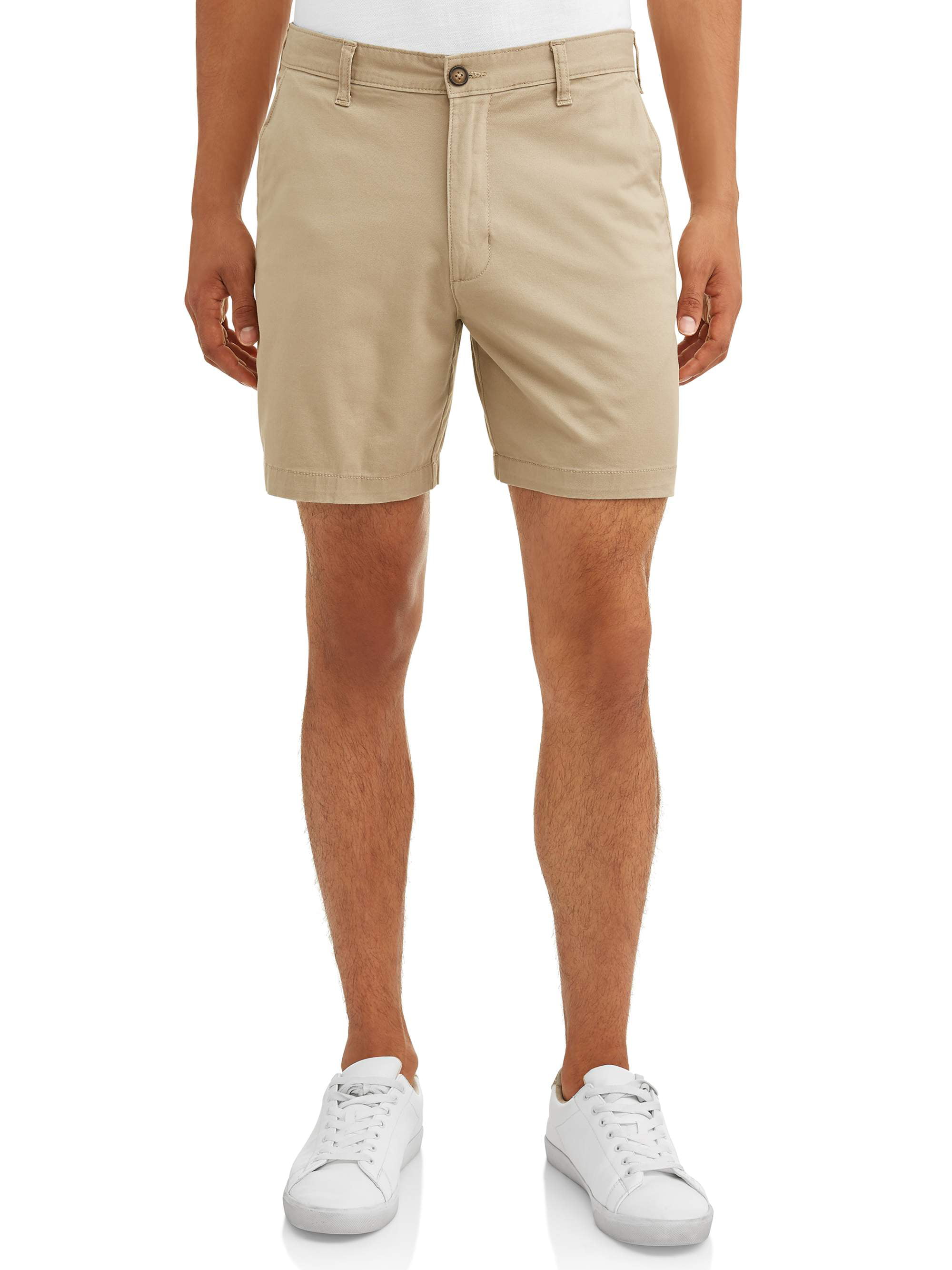 George Men's 7 in. Flat Front Shorts - Walmart.com