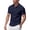Navy_002, variant on Stylish Polo Shirts Men Casual Collared Short Sleeve Button Up Golf Shirt Shirt Lightweight Quick Dry Work Shirts Yellow M