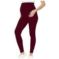 thumbnail image 2 of Lovzfmll Yoga Pants, Women's Casual Temperament Solid Micro Pull Slim Flare Trousers Pants, Wine XXL, 2 of 5
