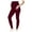 Vin, variante sur fartey Leggings de Maternité pour Femmes Froncés sur le Côté sur le Ventre Leggings de Grossesse Ajustés Confortables Collants de Yoga Élastiques Taille Haute Pantalons d'Entraînement