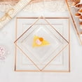 thumbnail image 2 of 175 PCS Rose Gold Plastic Plates, Rose Gold Plastic Dinnerware Sets Includes: 25 Dinner Plates, 25 Salad Plates, 25 Pre Rolled Napkins with silverware 25 Cups 9 OZ, Perfect for Valentine's Day, 2 of 6