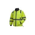 thumbnail image 1 of Pyramex Safety RJR3410XL  Hi-Vis Lime Windbreaker - Size Extra Large, 1 of 1
