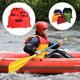 thumbnail image 4 of Naiovety Paquete de 5 bolsas secas impermeables para kayak, Rafting, piragüismo, paquete plegable, portátil, senderismo, natación, bolsa de viaje Deportes acuáticos Rojo Naiovety OD020069-01B, 4 of 6