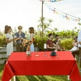 thumbnail image 5 of Manteles, Disposable Tablecloth, Plastic Party, Table Cover, Water Proof Oil Proof, for Birthday Dessert Tables, Solid Tablecloth Table Cloth | Red KTFgvq, 5 of 8
