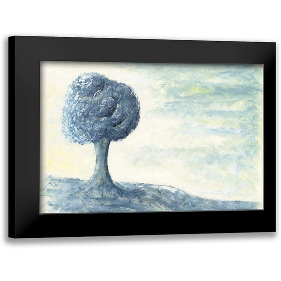 Lee, Judson 18x13 Black Modern Framed Museum Art Print Titled - Cotton Tree with a View