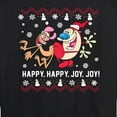 thumbnail image 3 of Ren & Stimpy - Happy Happy Joy Joy - Women's Lightweight French Terry Long Sleeve Shirt, 3 of 5