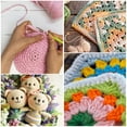 thumbnail image 3 of POINTERTECK 31Pcs Crochet Hook Set  with Case Crochet Needle Multicolor Knitting Needles Sewing Tool TPR Sewing Needles Kit 2-8mm for Crocheting Crochet Kit for Beginners, 3 of 9