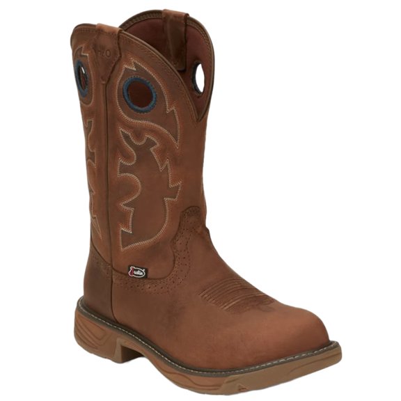 Justin Men's Rush Brown Round Toe Work Boots SE4332
