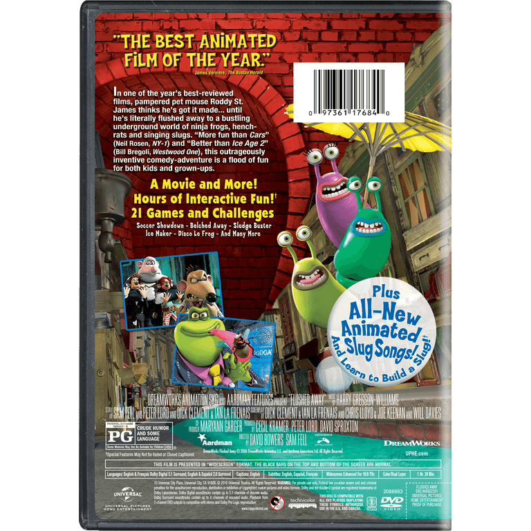 Flushed Away Poster  Flushed away, Full movies, Animated movie posters