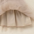 thumbnail image 6 of IBTOM CASTLE Baby 1st Birthday Outfit Girls Jungle Animal Giraffe Birthday Dress Tiered Tulle Hat Newborn Cake Smash Photo Shoot Khaki, 6 of 7
