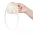 thumbnail image 6 of MY-LADY Clip in Air Bangs 100% Remy Human Hair Extension French Bang Natural Full Front Neat Bangs Straight Fringe Bang One Piece Hairpiece, 6 of 8