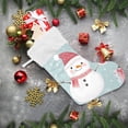 thumbnail image 6 of Merry Christmas Snowman Gifts Christmas Stockings Xmas Stocking for Family Holiday Season Party Decorations, 6 of 8