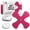 Pink, variant on Not Just a Patch X-Patch CGM Sensor Covers – 20 Count Purple Water Resistant Adhesive Patches for Omnipod 5, Dexcom G6 & Libre 2