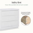 thumbnail image 5 of Evolur Maddox 3 Drawer Chest, Weathered White, 5 of 5