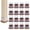 (Felt)Square-Clear, variant on Ezprotekt Chair Leg Sliders for Carpet, Chair Leg Protectors Carpet,Teflon Furniture Sliders 16pcs (2inch Round Black)