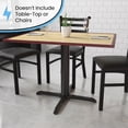 thumbnail image 3 of Flash Furniture Beverly 33'' x 33'' Restaurant Table X-Base with 4'' Dia. Table Height Column, 3 of 6