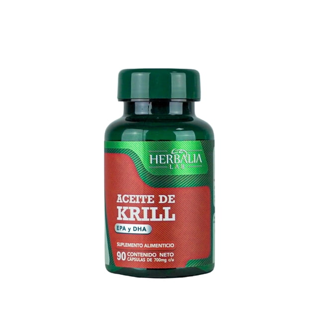 Herbalia Lab | Cápsulas de Aceite de Krill de Absorción Avanzada - EPA y DHA - 90 Unidades