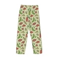 thumbnail image 3 of Vsdgher Finger Lime Fruits Print Mens Pajama Pants Sleep & Lounge Pants, PJ Bottoms With elastic waistb and Pockets, 3 of 5