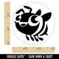 thumbnail image 2 of Cute Cartoon Honey Bee Bumblebee Self-Inking Rubber Stamp Ink Stamper - Lime Green Ink - Small 3/4 Inch, 2 of 7