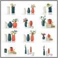 thumbnail image 3 of Nordic Creative Plastic Vase Home Living Room Decoration Dried Flower Flower Arrangement Fall-resistant Imitation Ceramic Cross-border Hot Vase, 3 of 7