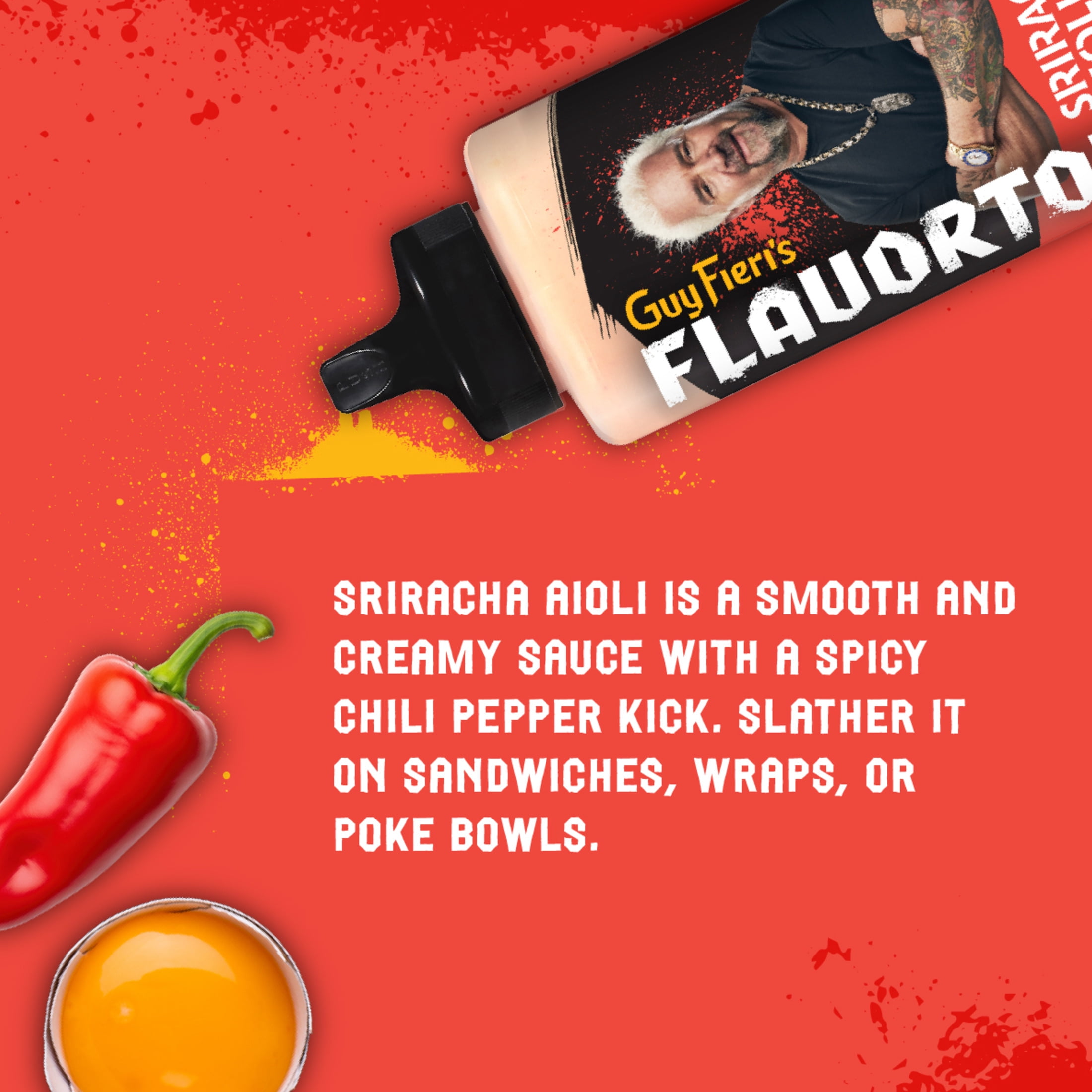 Flavortown Sriracha Aioli Sauce 12 oz