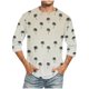 thumbnail image 1 of Tops para hombre, blusas y camisas de cuello redondo y manga corta para hombre, blusas casuales de moda con cuello redondo y manga corta, blusas para hombre, blusas de poliéster para hombre, 1 of 4