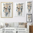 thumbnail image 4 of Designart "Tranquil White And Blue Dreamcatcher" Dream catcher Floater Framed Wall Art Prints, 4 of 5