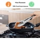 thumbnail image 4 of Juego de pinzas de cocina de acero inoxidable - 9", pinzas metálicas para alimentos con cierre antideslizantes, 4 of 5