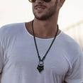 thumbnail image 4 of ChainsProMax Men Chunky Viking Wolf Head Necklace, with 28inches Chain, Stainless Steel Norse Viking Jewelry, 4 of 8