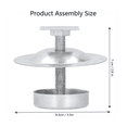 thumbnail image 3 of 4Pcs Ant Proof Hive Feet Stainless Steel Beehive Base Ant-Proof Device Beehive Stand, 3 of 5