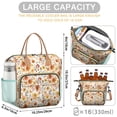 thumbnail image 5 of Pioneer Flower Floral Print Pattern Womens Lunch Box for Work,Insulated Large Lunch Bag for Tween and Teen,Loncheras Para Mujer,Leakproof Adult Lunch Bag for Work,Beach,Travel,Picnic,Camping, 5 of 7