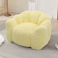 thumbnail image 3 of Lotus Type Compression Sofa Adult Bean Bag Sofa With Pull Ring Can Be Easily Moved Without Installation, Floor Sofa Couch For Living Room, Bedroom, Office, Apartment, 3 of 12