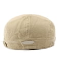 thumbnail image 4 of Yuanlong Mens Beret Hats Corduroy Textured Solid Color Flat Newsboy Caps Early Spring Fashion Hat with Adjustable Buckle, 4 of 4