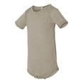 thumbnail image 2 of Bella+Canvas 100b Baby Jersey Short Sleeve One Piece-Heather Stone-3-6M, 2 of 5