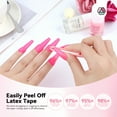 thumbnail image 4 of Saviland Liquid Latex for Nails - 20ML Latex Nail Polish Barrier Peel Off with Tweezer, Cuticle Guard Skin Barrier Nail Protector Pink White Nail Tape, 4 of 8